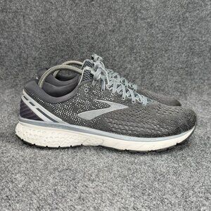 Brooks Ghost 11 Running Shoes Men's Size 12 Dark Gray Athletic Training Sneakers